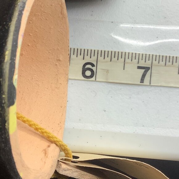 Vintage Handmade Southwest Creations Geo Ceramic Bell 5.5” Native American - Picture 5 of 5